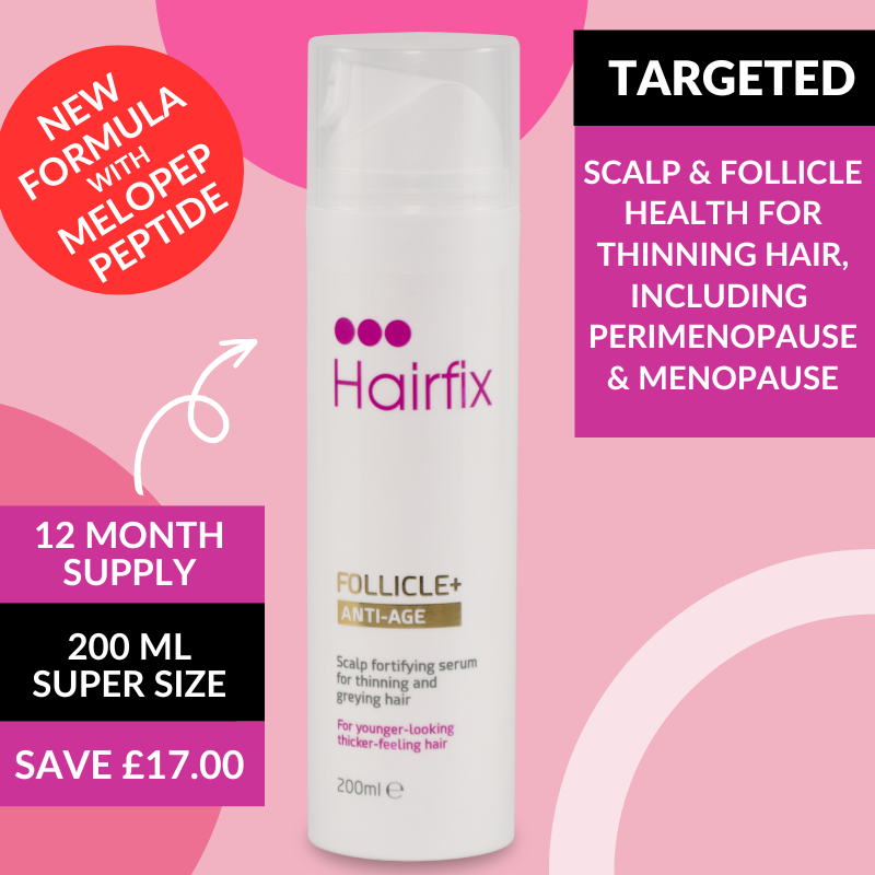 Menopause hairloss issues, scalp health, hair improver