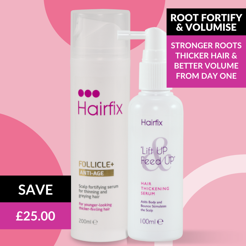 ROOT FORTIFY & VOLUMISE - reverse age-related/menopause thinning and boost volume and shine as you style