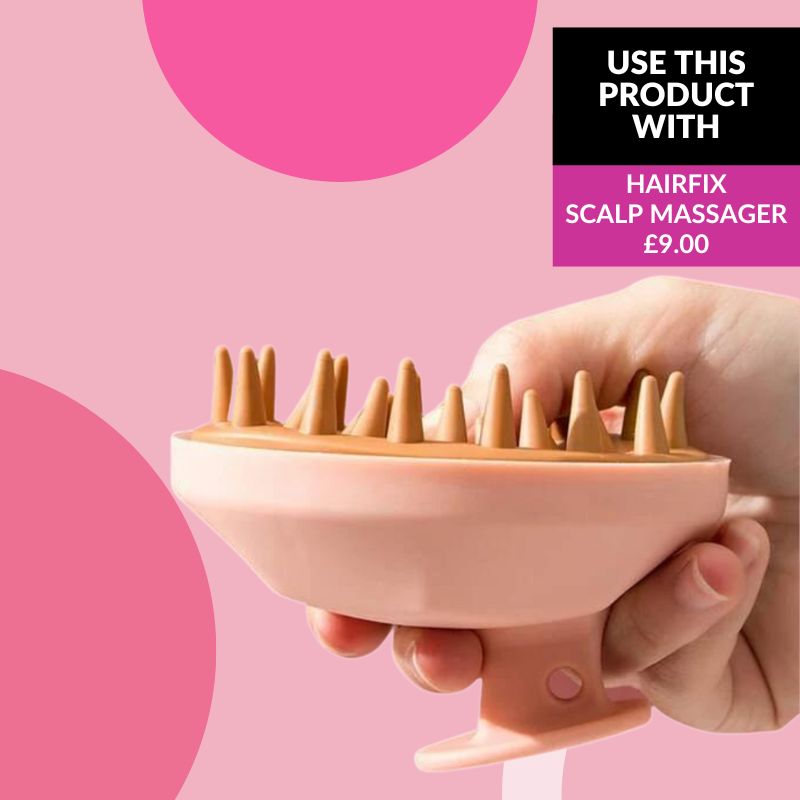 Hairfix head massager stimulate growth use with Follicle Plus scalp treatment 